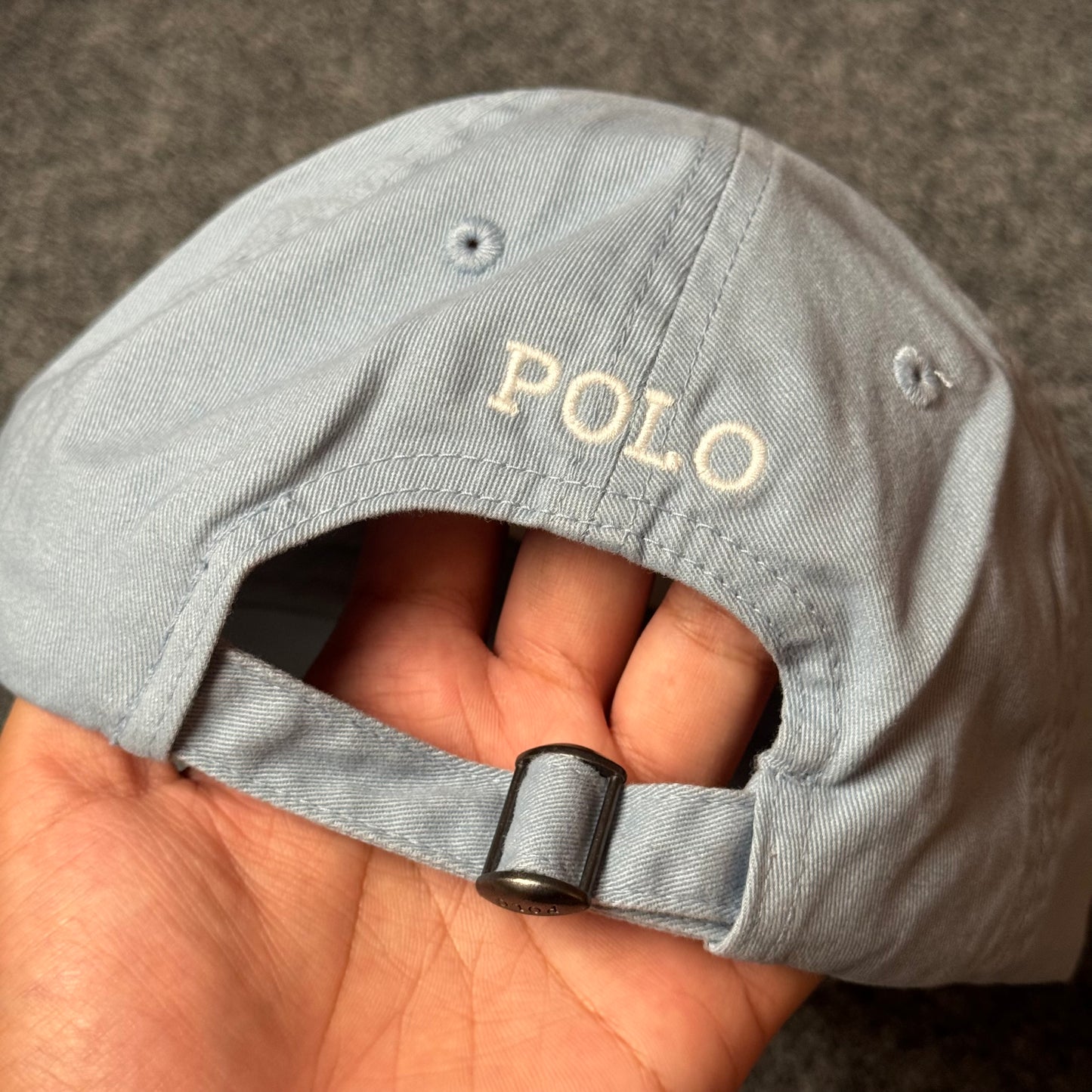 Polo Ralph Lauren Cap in Powder Blue/Cream