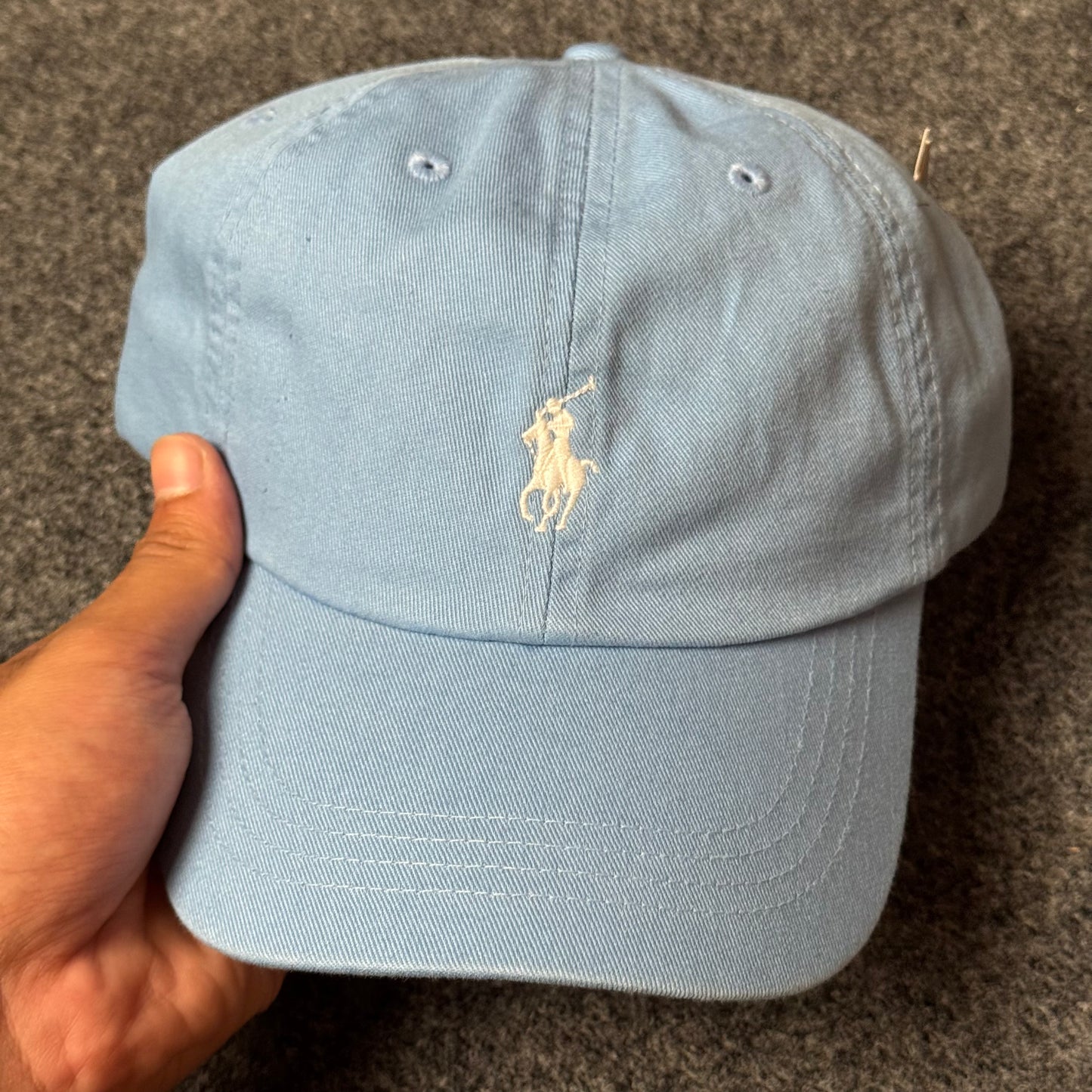 Polo Ralph Lauren Cap in  Sky Blue/Cream