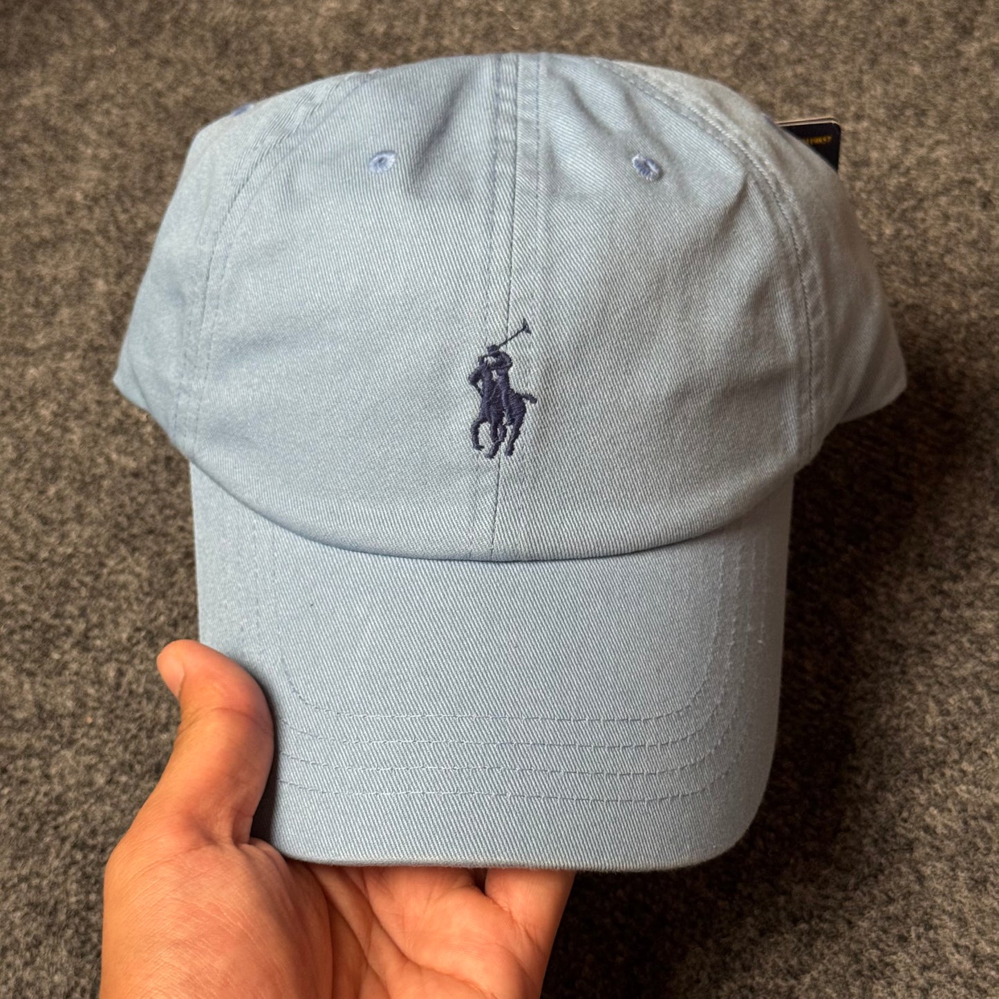 Polo Ralph Lauren Cap in  Chambray Blue/Navy Blue