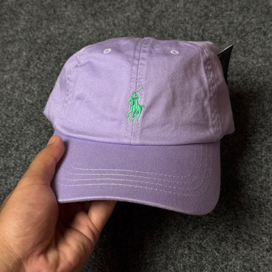 Polo Ralph Lauren Cap in Lavender Purple/Green