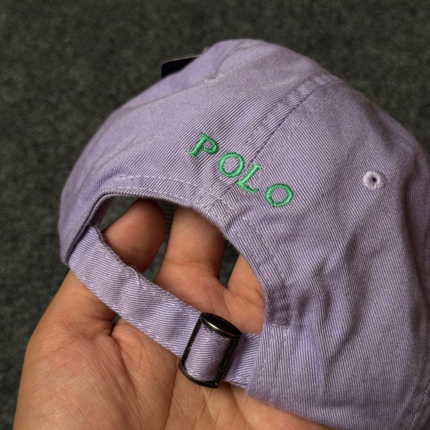 Polo Ralph Lauren Cap in Lavender Purple/Green