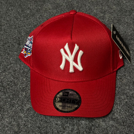 Special Edition Classic New York Yankees Cap - Crimson Red