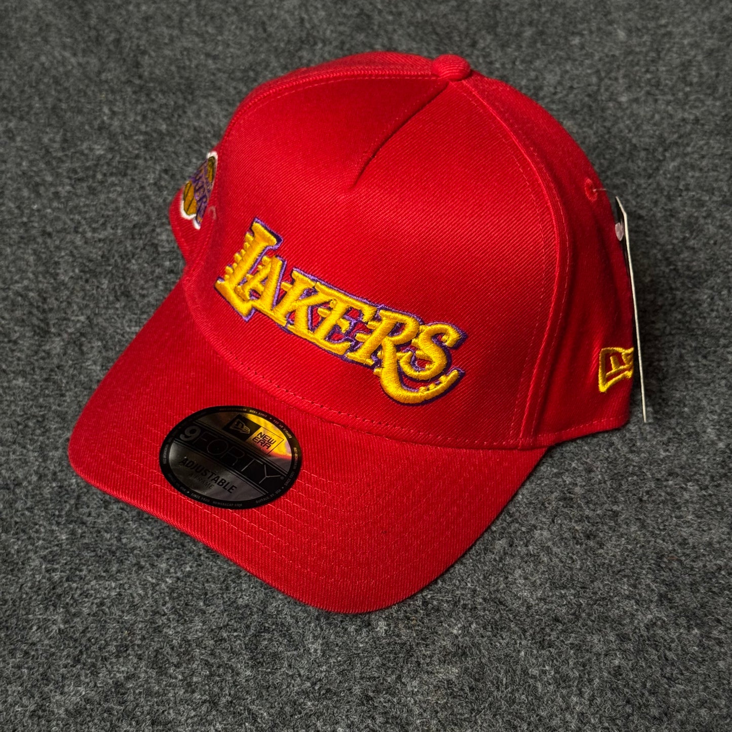 New Era Los Angeles Lakers 9FORTY A-Frame Cap – Lunar New Year Red