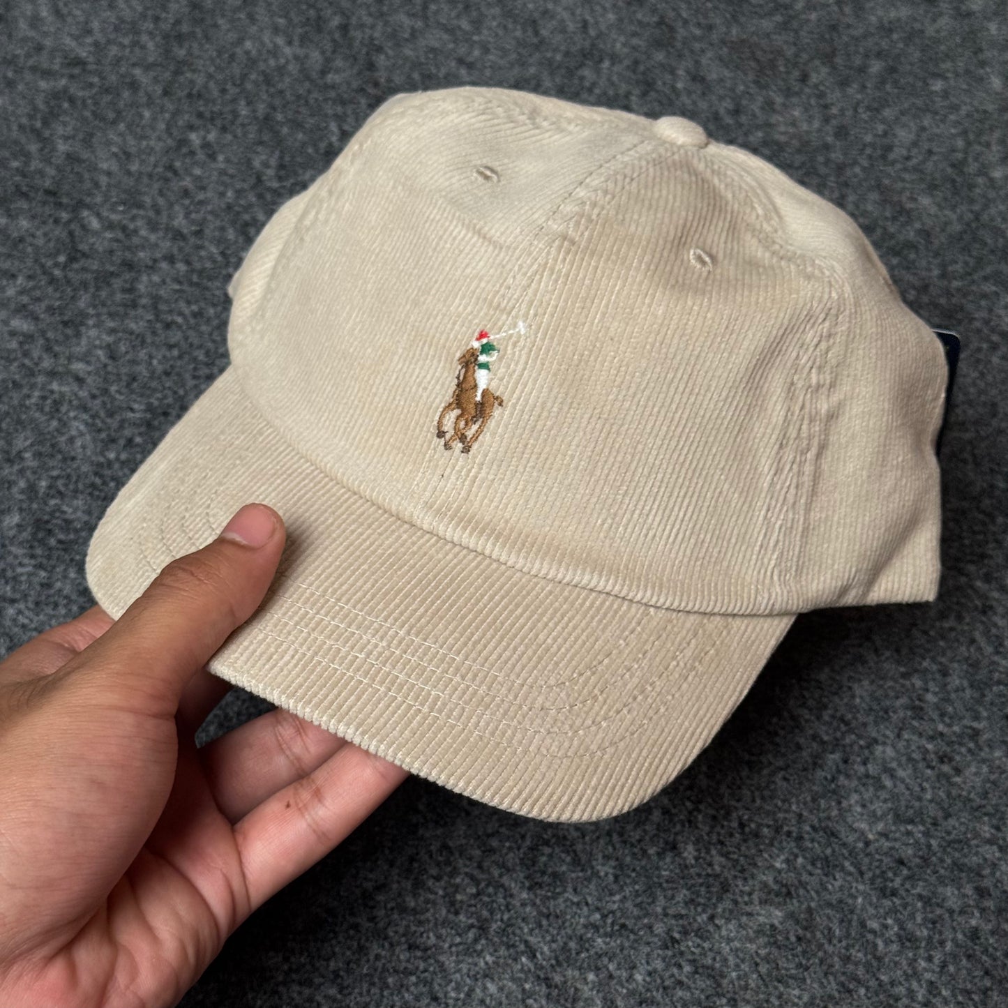 Polo Ralph Lauren Holiday Pony Corduroy Baseball Cap.