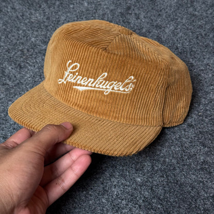 Leinenkugel’s Brewery Retro Script Corduroy Cap – Caramel Tan