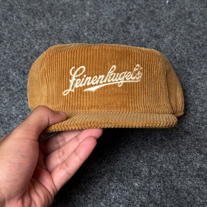 Leinenkugel’s Brewery Retro Script Corduroy Cap – Caramel Tan
