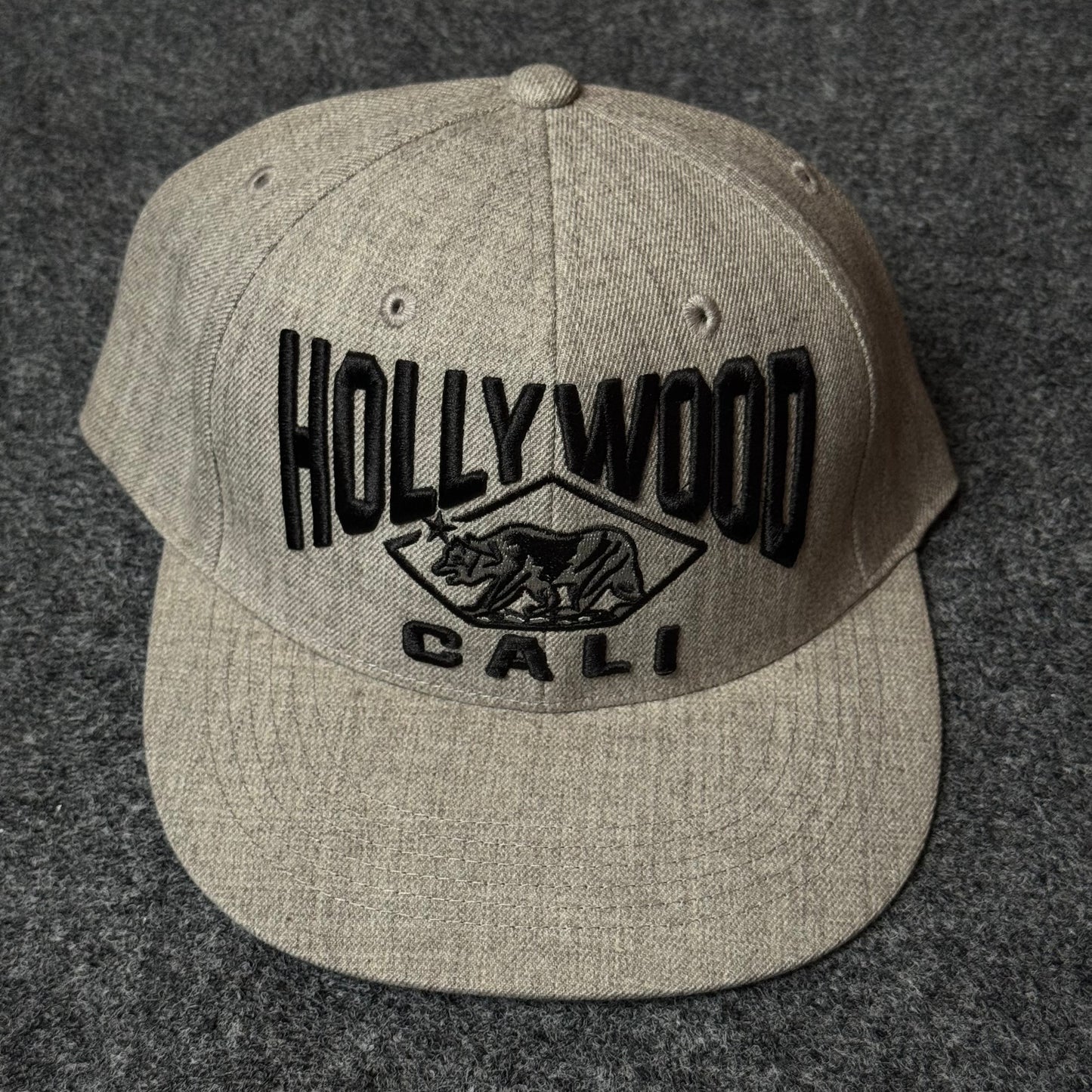 Hollywood Cali Bear State Republic Snapback Cap