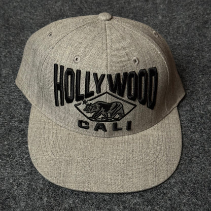 Hollywood Cali Bear State Republic Snapback Cap