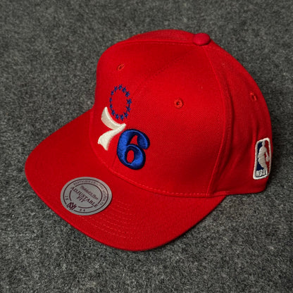 Mitchell & Ness Philadelphia 76ers Core Basic Snapback Cap