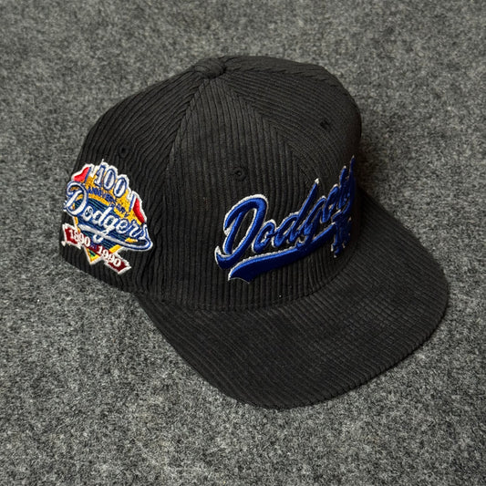 New Era LA Dodgers Vintage Script Corduroy Cap