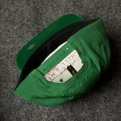 Mitchell & Ness NBA Milwaukee Bucks Flat Brim Cap