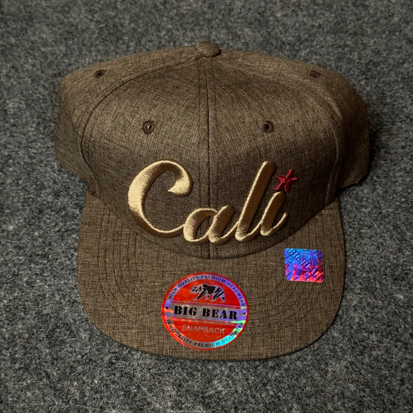 Big Bear California Republic Cali Cursive Cap