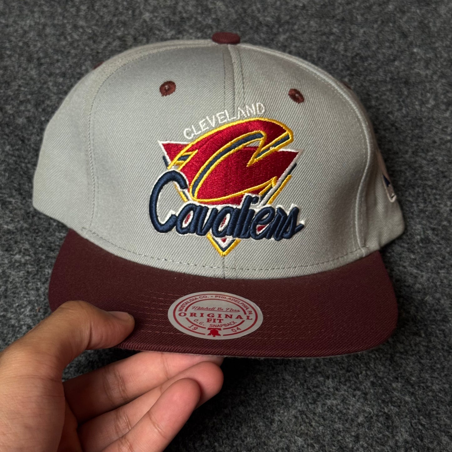 Mitchell & Ness Cleveland Cavaliers Hardwood Classics Snapback Cap