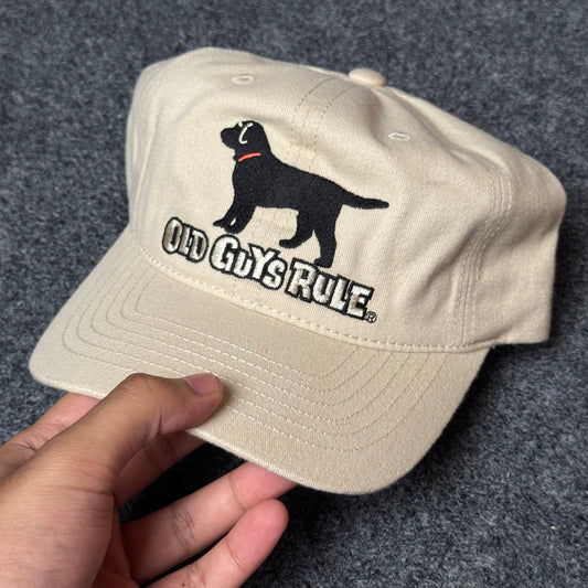Old Guys Rule "Ready, Willing and Able" Black Lab Baseball Cap
