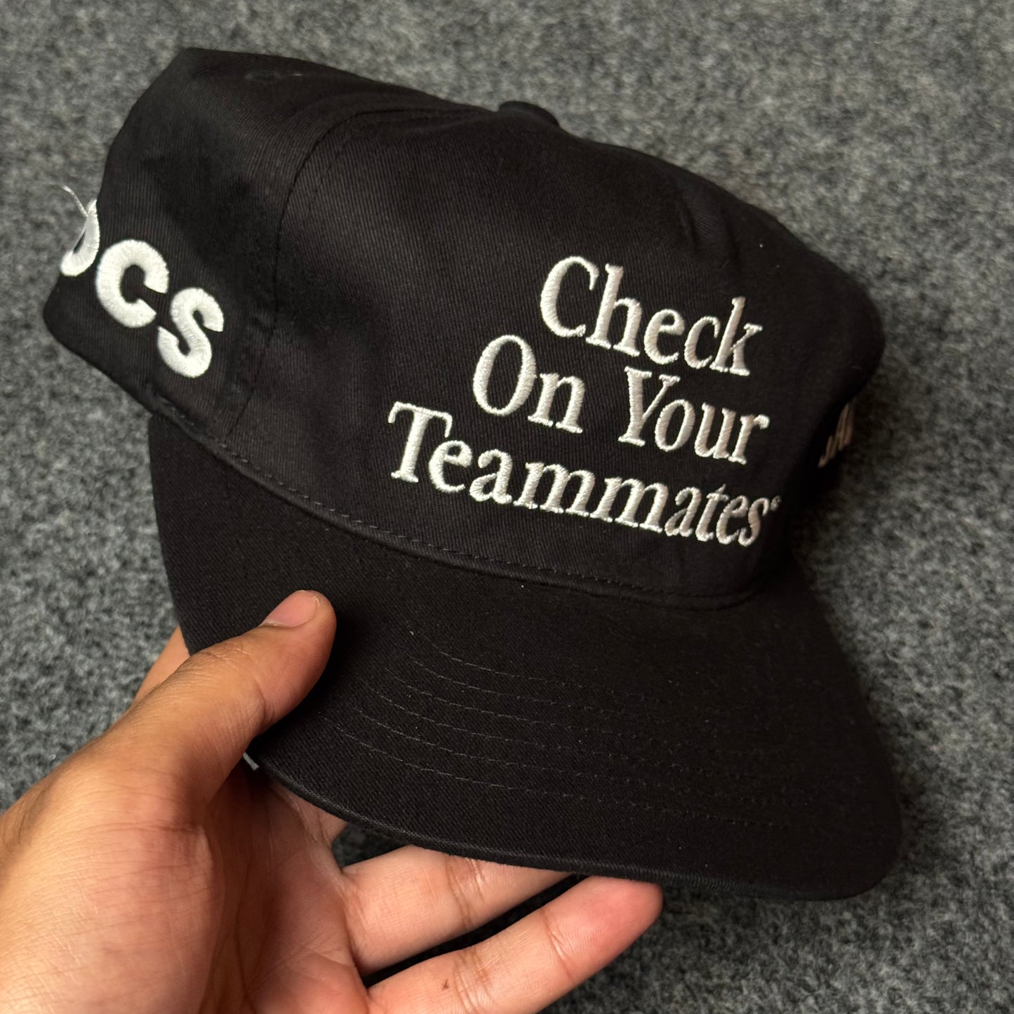 Violent Gentlemen "Check On Your Teammates" Unstructured Snapback Cap