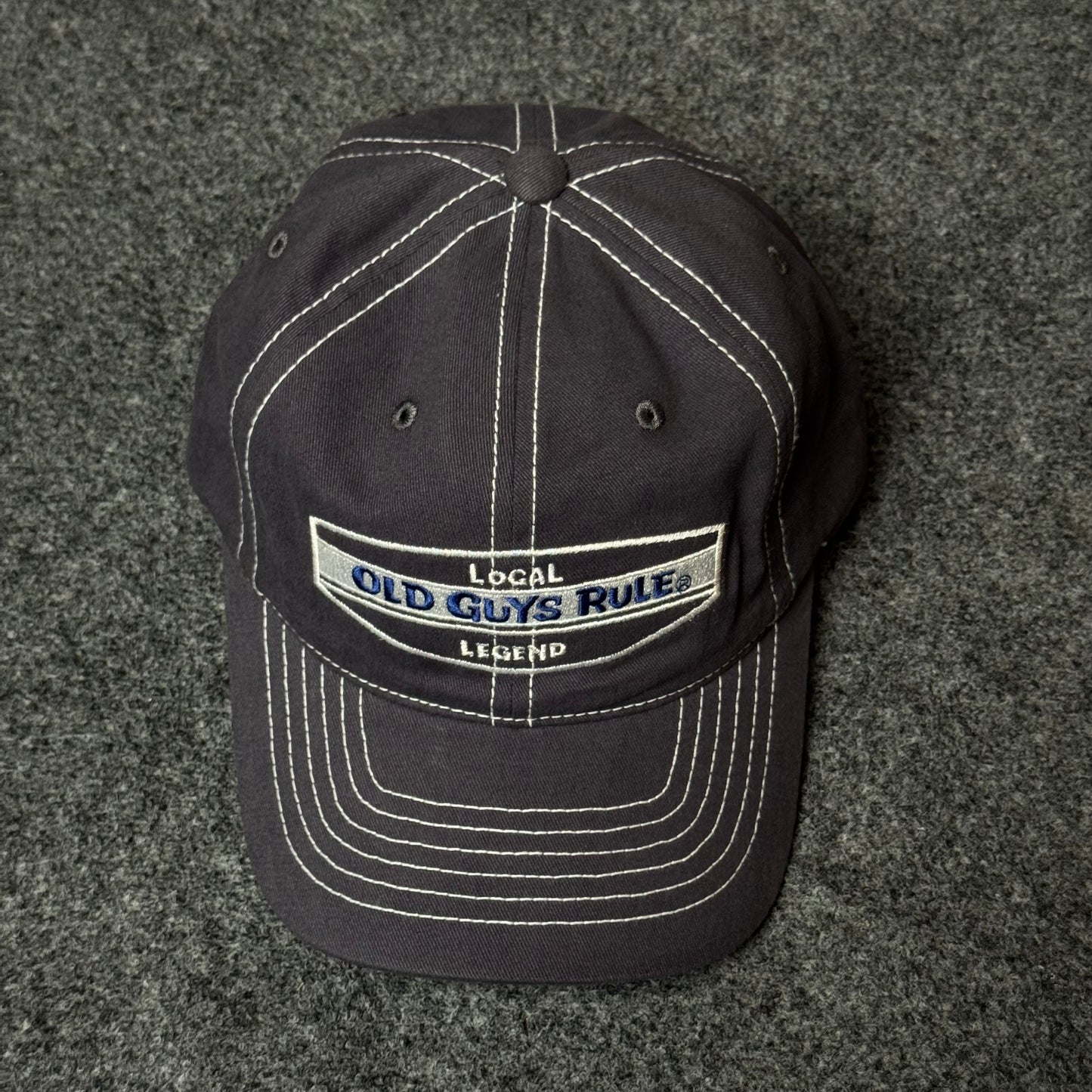 Old Guys Rule "Local Legend" Contrasting Stitch Baseball Cap