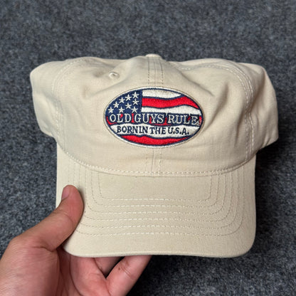 Old Guys Rule "Born In The USA" Patriotic Baseball Cap