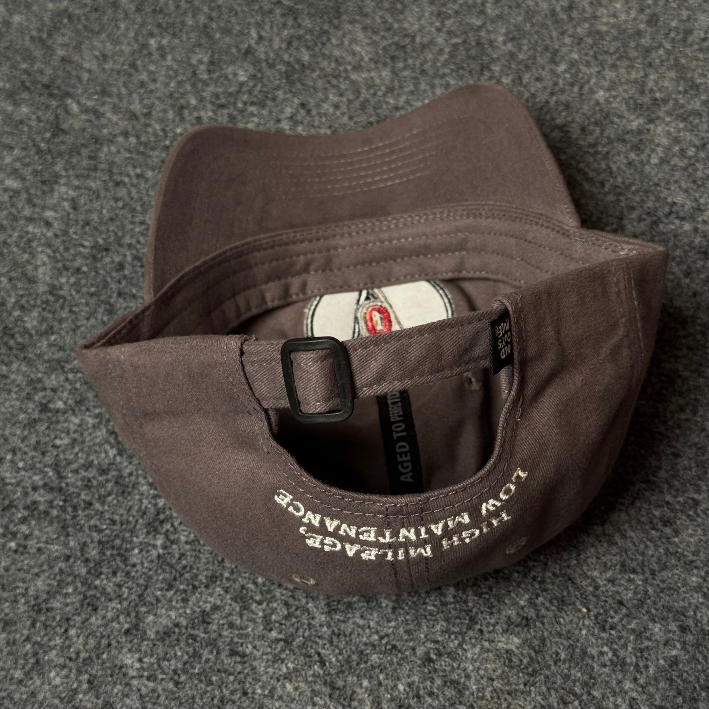 Old Guys Rule "V8 High Mileage" Baseball Cap