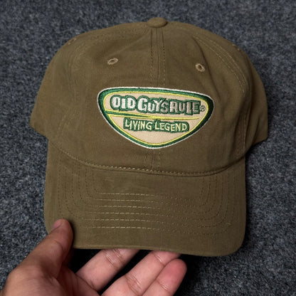 Old Guys Rule "Living Legend" Retro Shield Baseball Cap