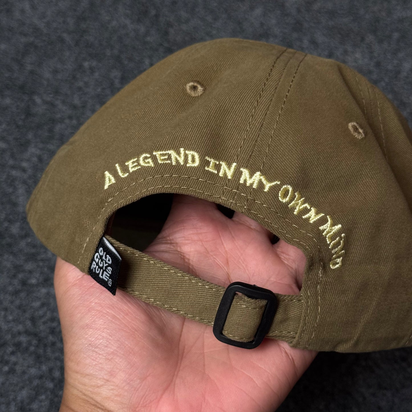 Old Guys Rule "Living Legend" Retro Shield Baseball Cap