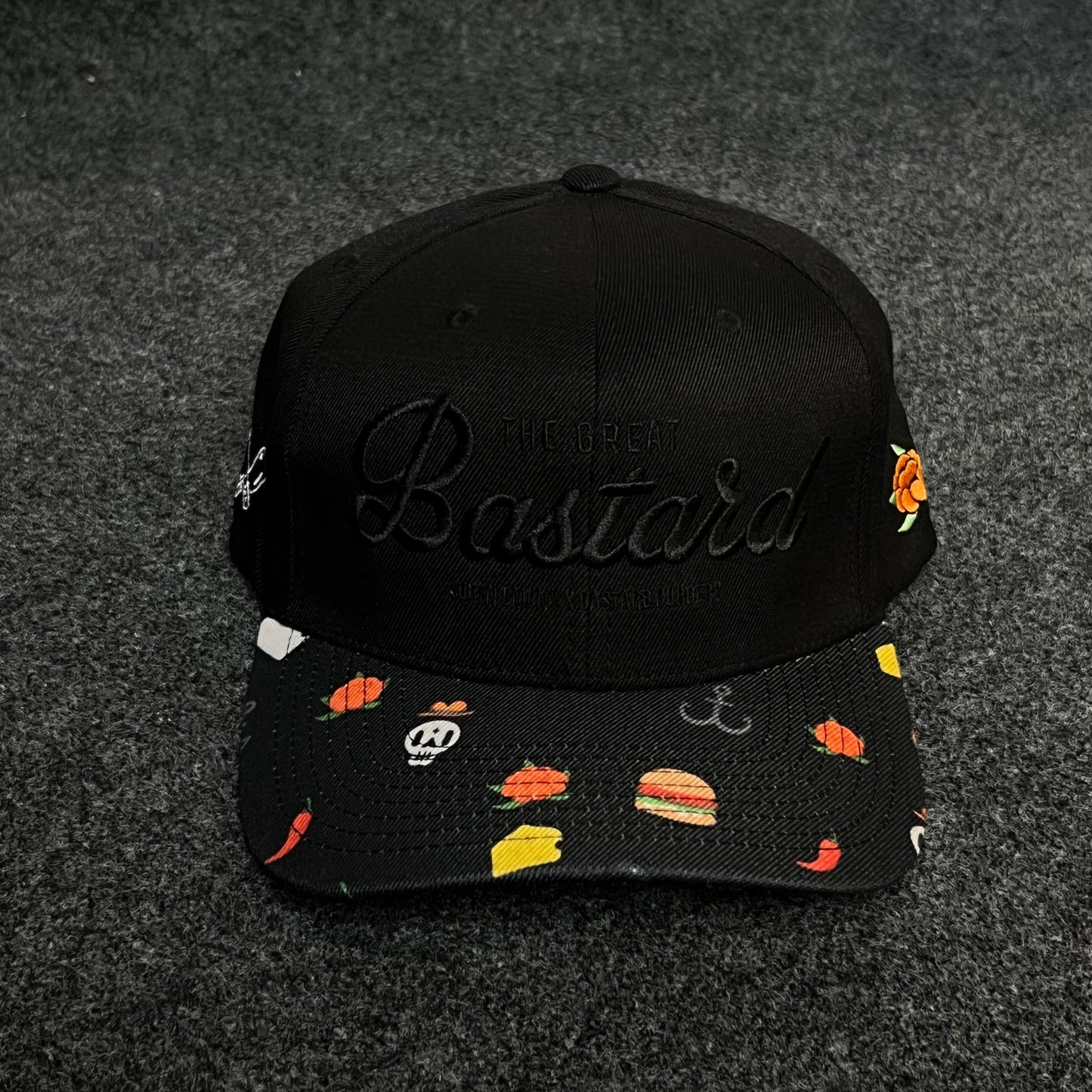 Bastard Burgers collaboration baseball cap