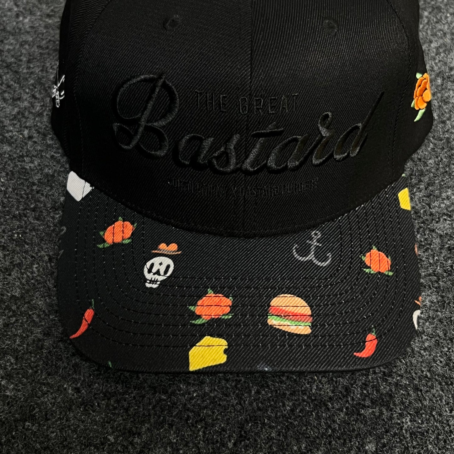 Bastard Burgers collaboration baseball cap