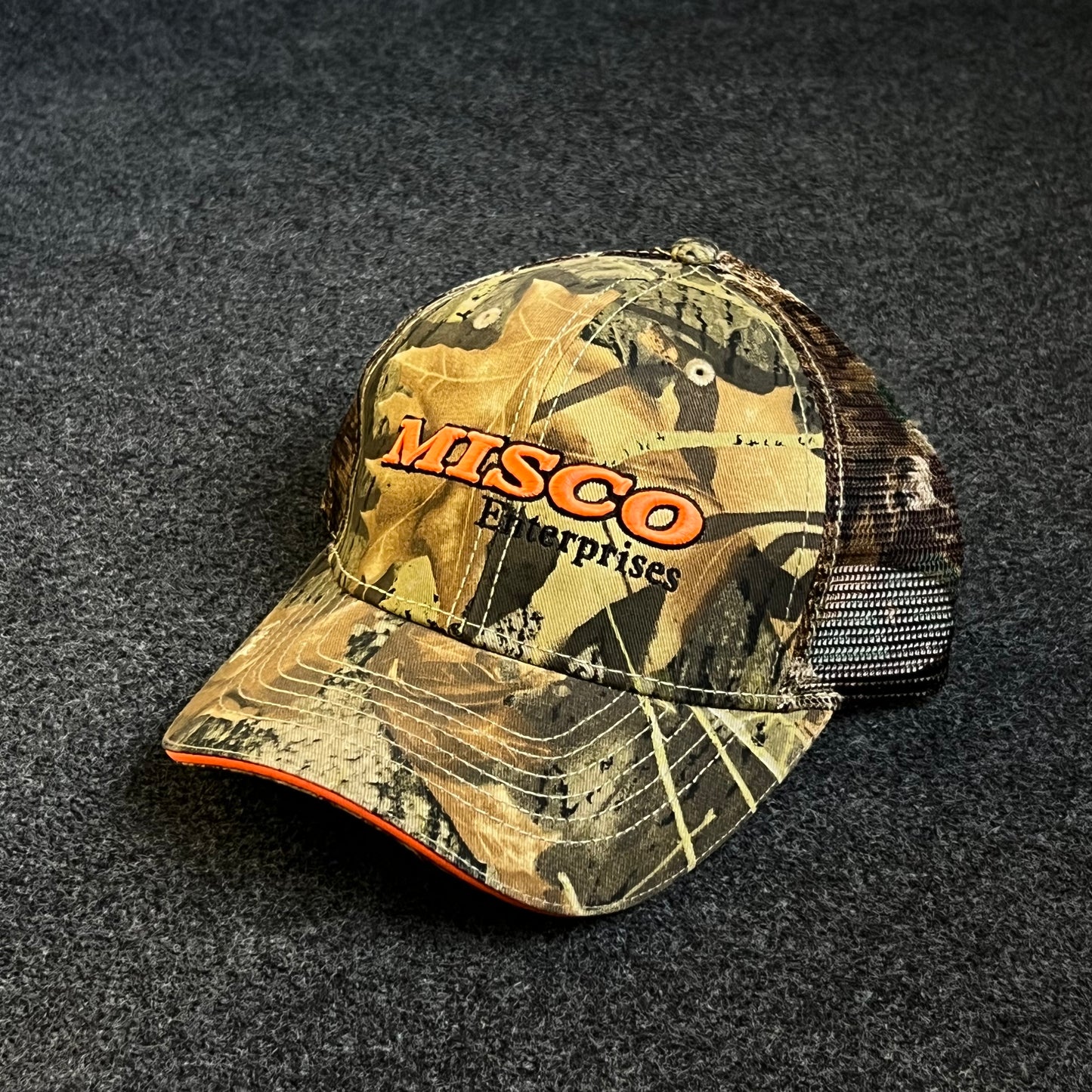 MISCO Enterprises camouflage trucker hat