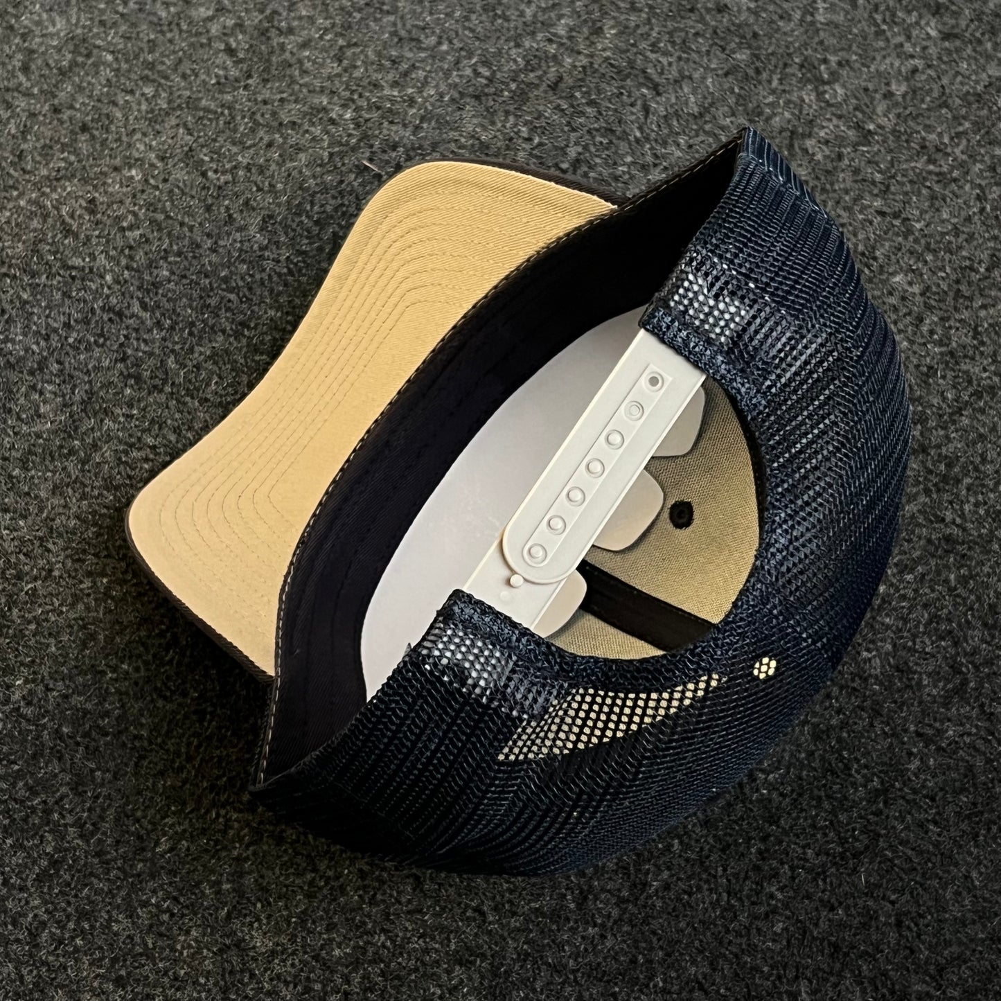 Trucker-Style Hat with a SHARK Pattern