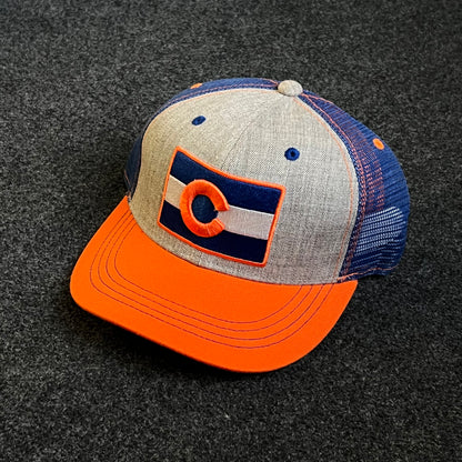 Colorado flag trucker hat