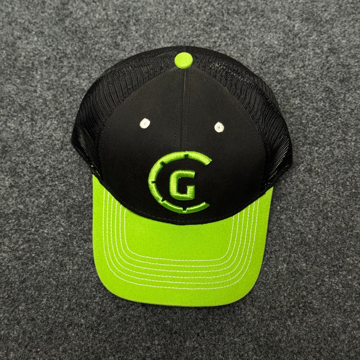 “G”  Miner Strong Trucker Hat.