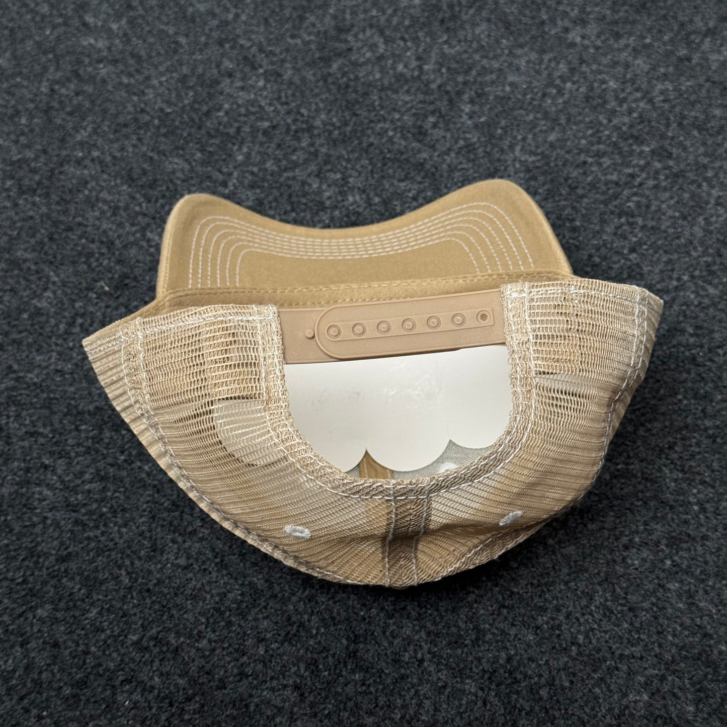 USA Tan Mesh Trucker Cap