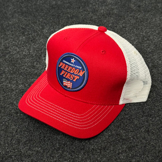 "Freedom First" trucker hat