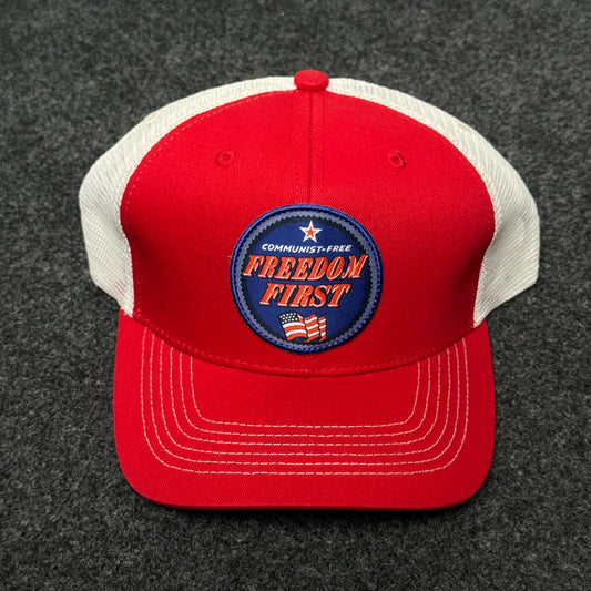 "Freedom First" trucker hat