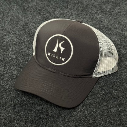 Killik Men's Solid Logo K Mesh Back Trucker Hat