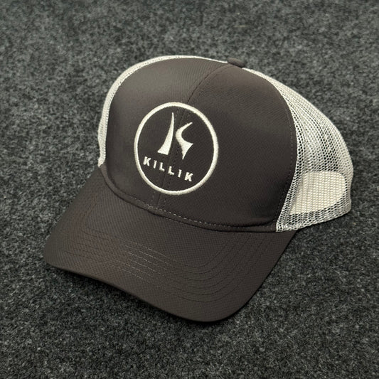Killik Men's Solid Logo K Mesh Back Trucker Hat