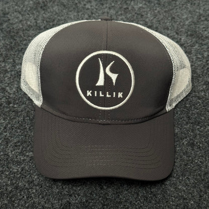 Killik Men's Solid Logo K Mesh Back Trucker Hat