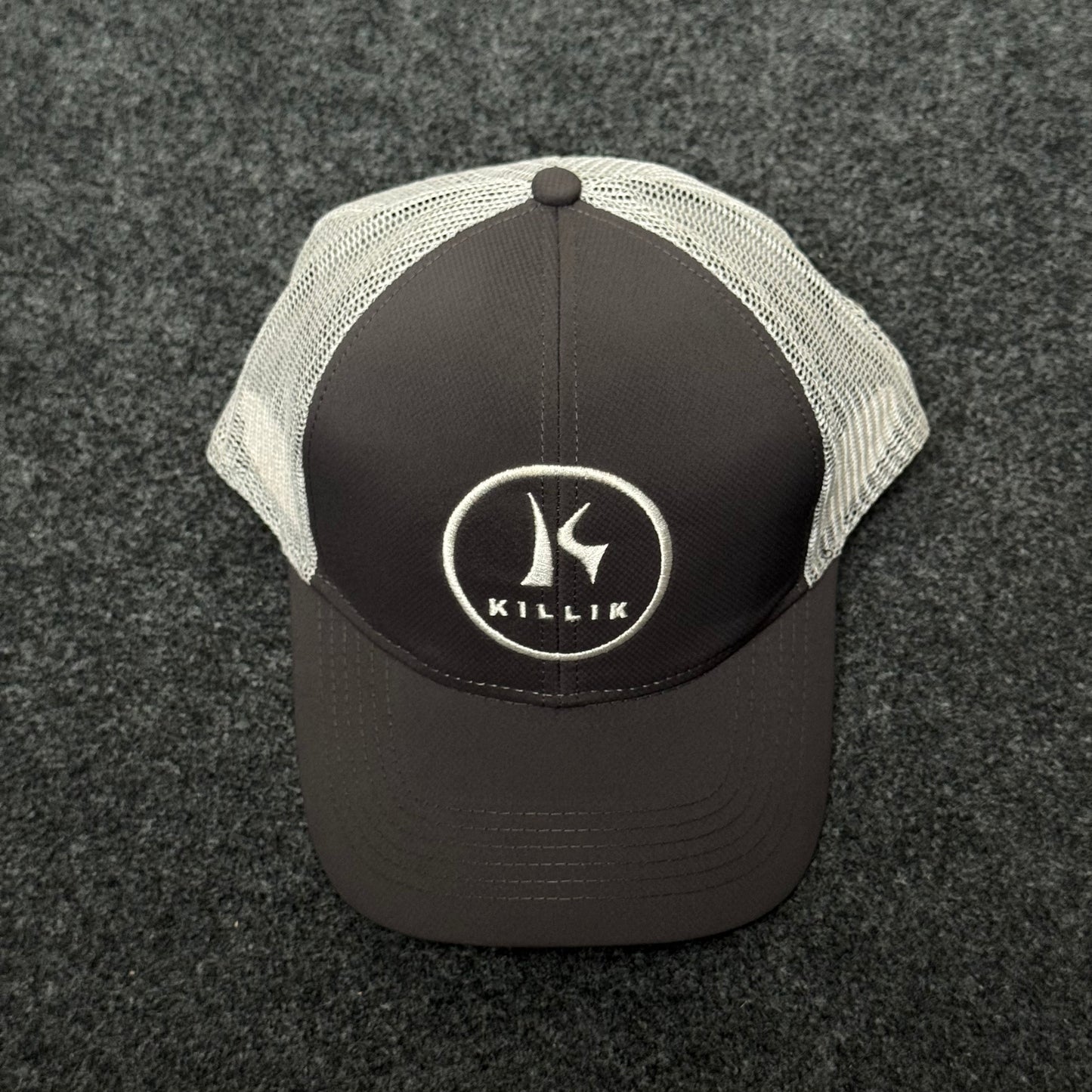 Killik Men's Solid Logo K Mesh Back Trucker Hat