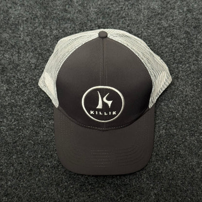 Killik Men's Solid Logo K Mesh Back Trucker Hat