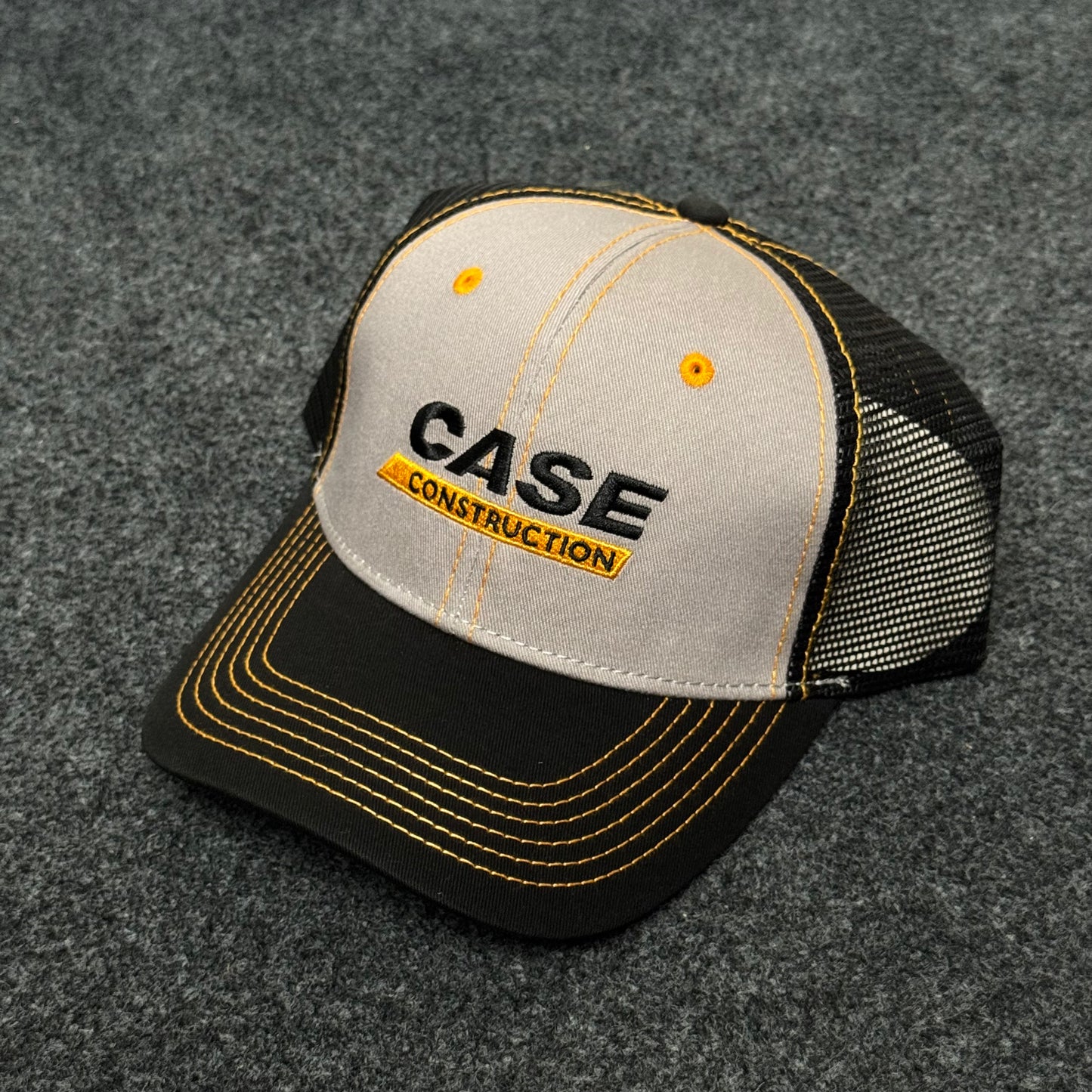 Case Construction trucker hat