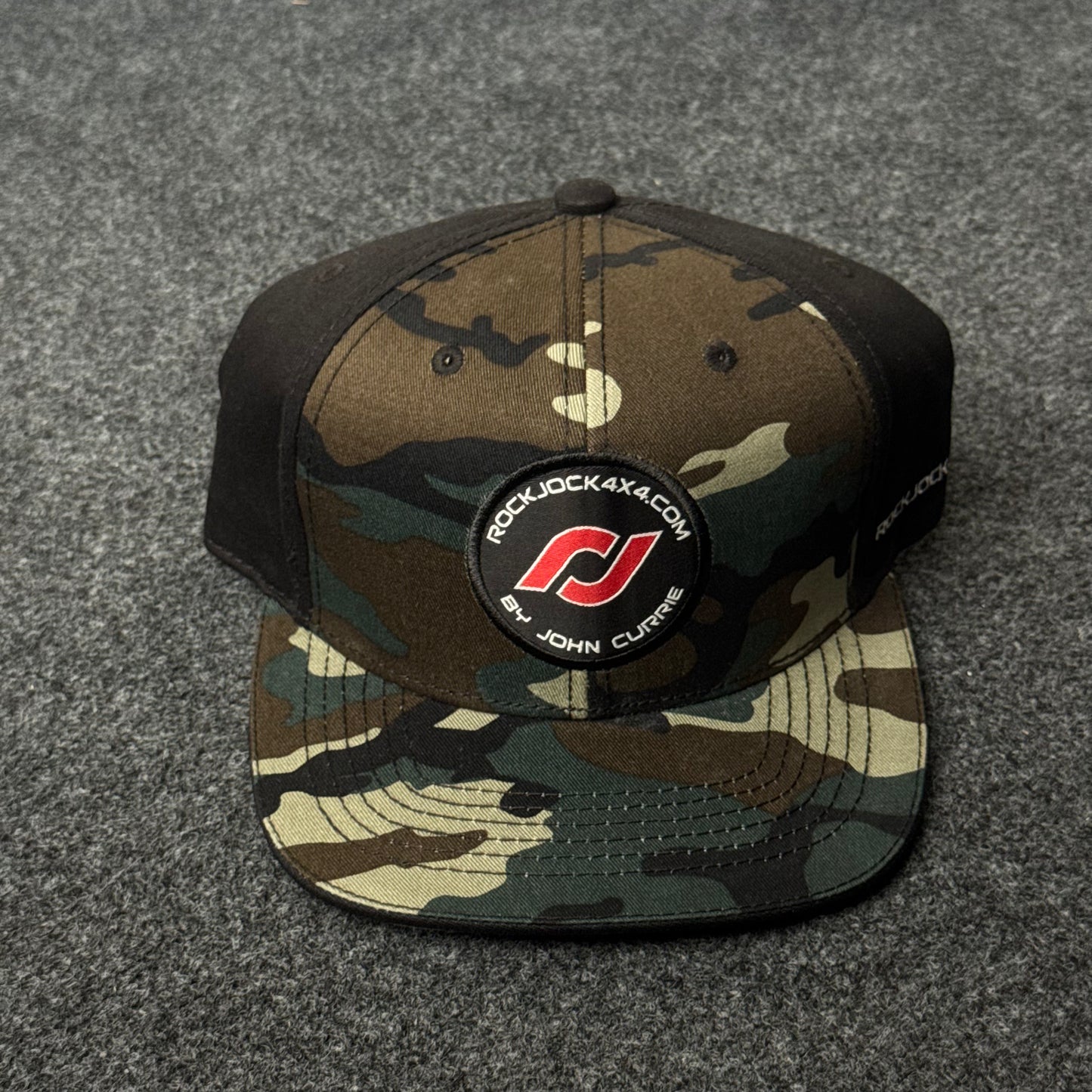 RockJock 4x4 Camo Flat Bill Snapback Cap