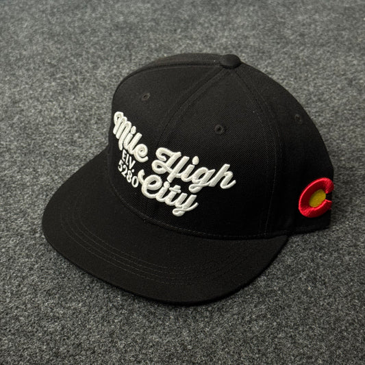 "Mile High City 5280" snapback hat from Denver, Colorado