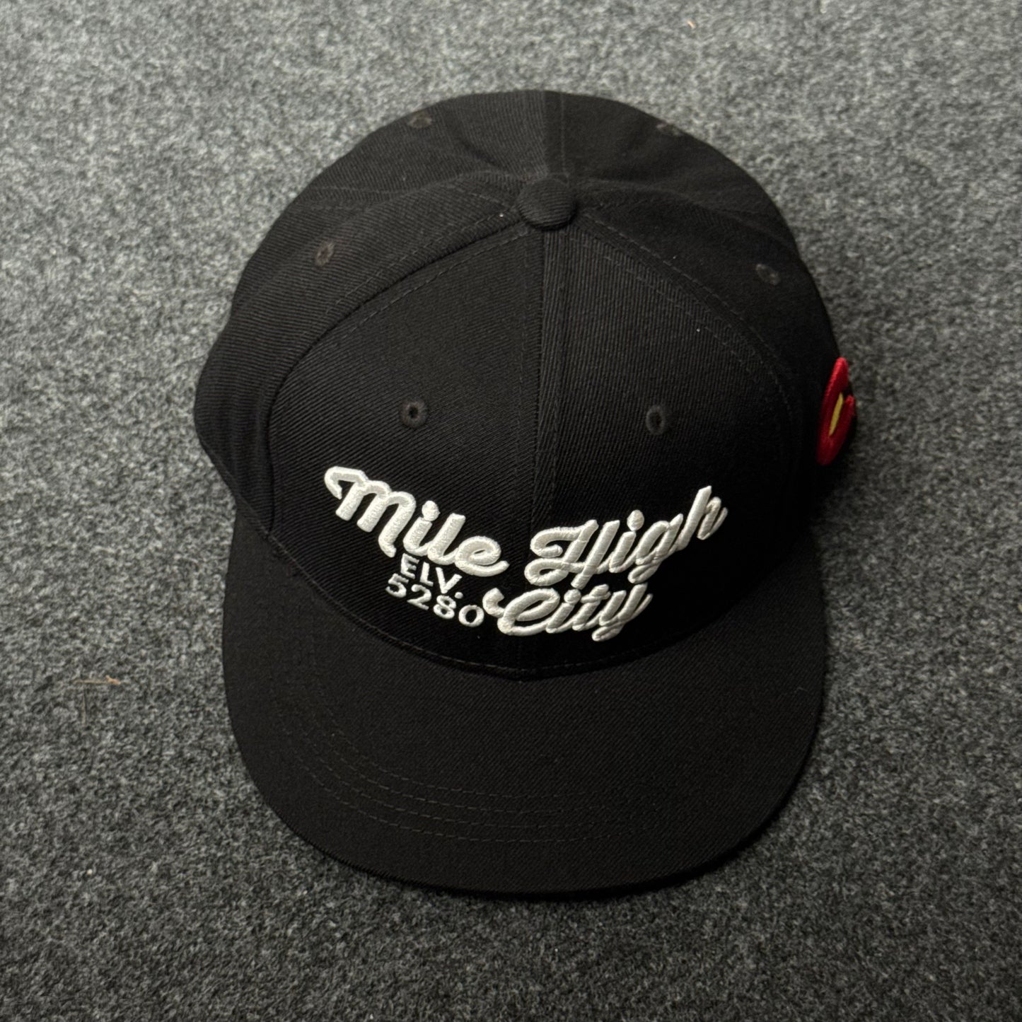 "Mile High City 5280" snapback hat from Denver, Colorado