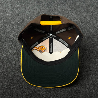 Wyoming Cowboys "Pistol Pete" Snapback Flat Bill Cap