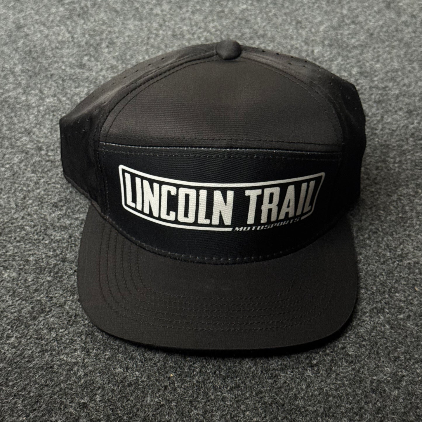 Lincoln Trail Motosports Snapback Flat Bill Cap