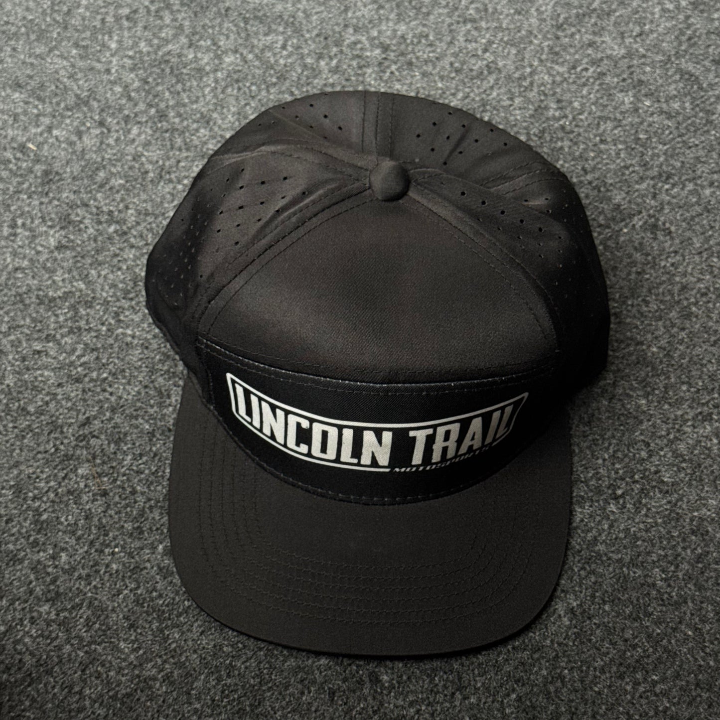 Lincoln Trail Motosports Snapback Flat Bill Cap