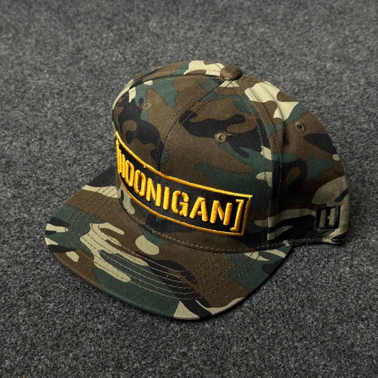 Hoonigan "Censor Bar" Camo Flat Bill Cap