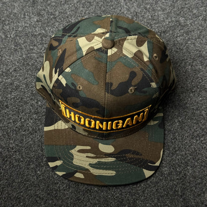 Hoonigan "Censor Bar" Camo Flat Bill Cap