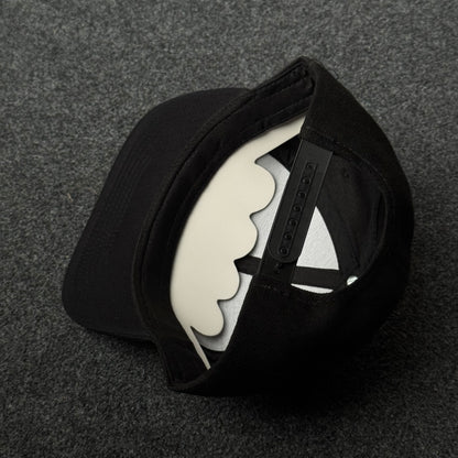 Billebeino Minimalist Black Flat Bill Cap