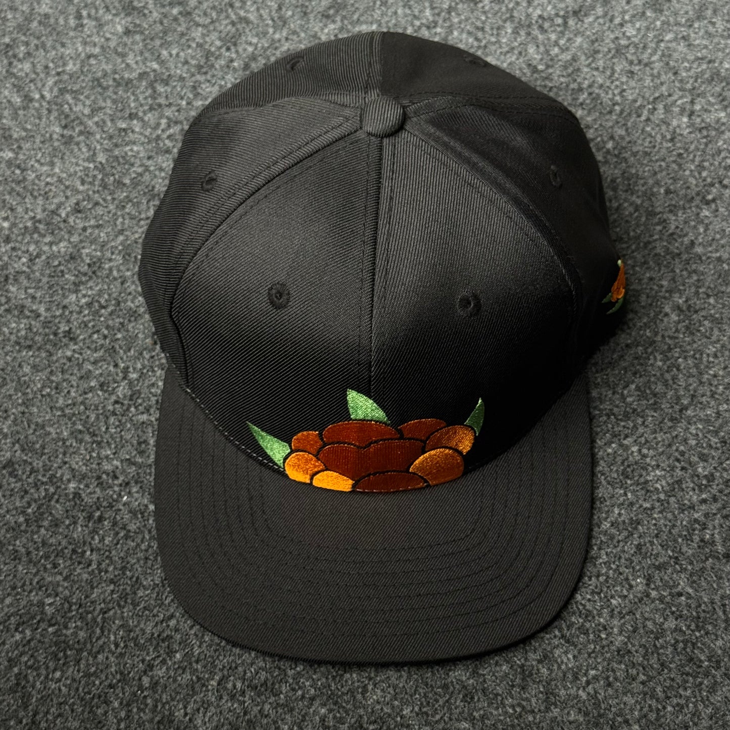 SQRTN "CB Hideout" Black Snapback Cap