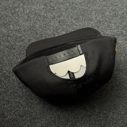 SQRTN "CB Hideout" Black Snapback Cap